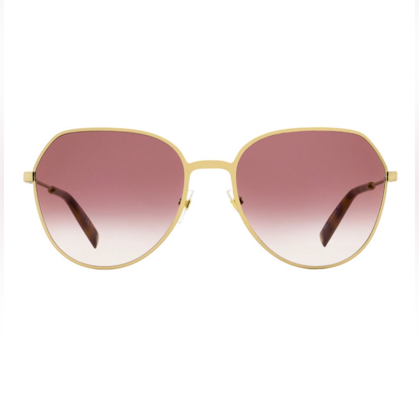 Givenchy Oval Sunglasses Gv7158/S Y11vt - Gold/Havana 60mm (New)